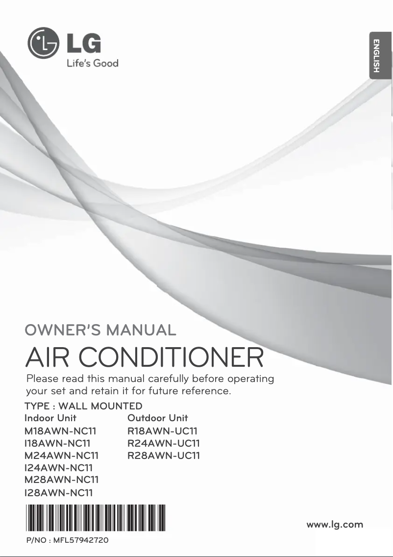 Page 1 of the manual User Manual LG I28AWN-NC11