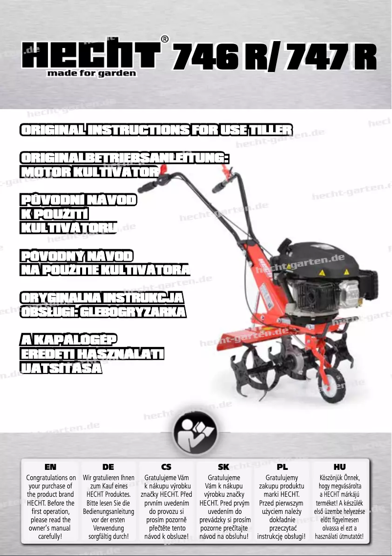 Page 1 de la notice Manuel utilisateur Hecht 746