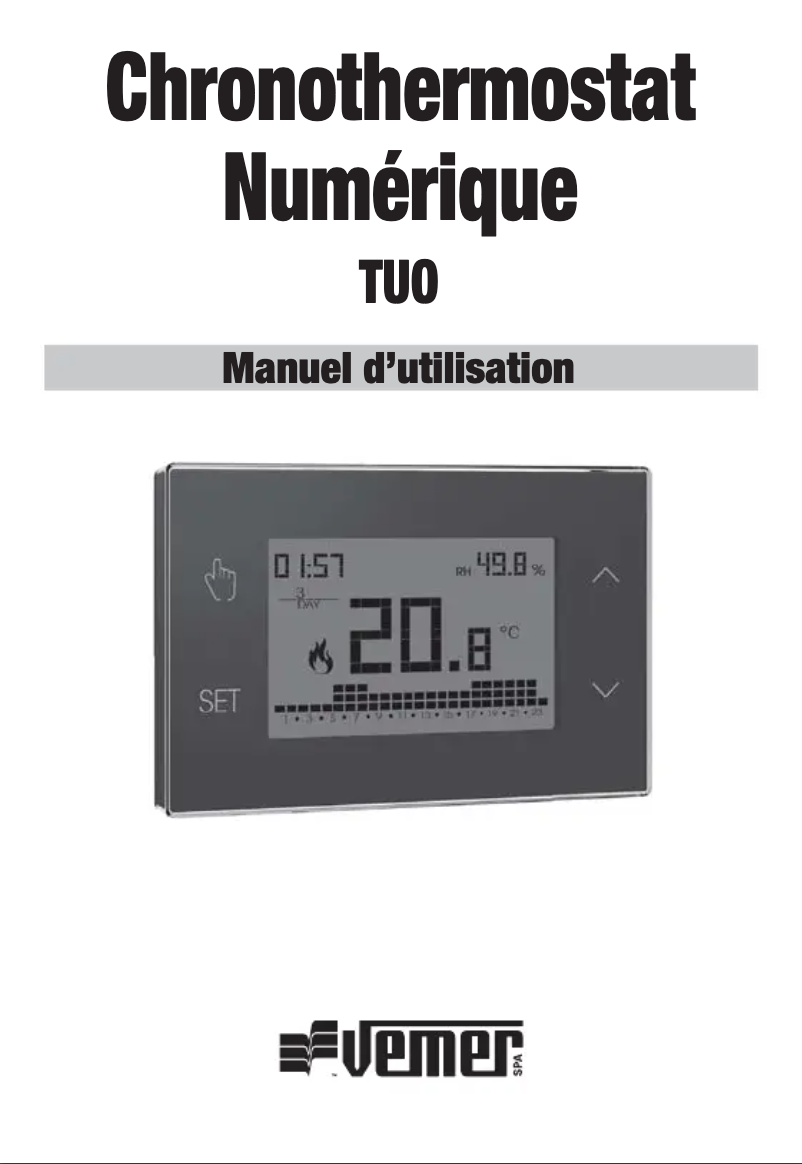 Page 1 de la notice Manuel utilisateur Vemer Tuo