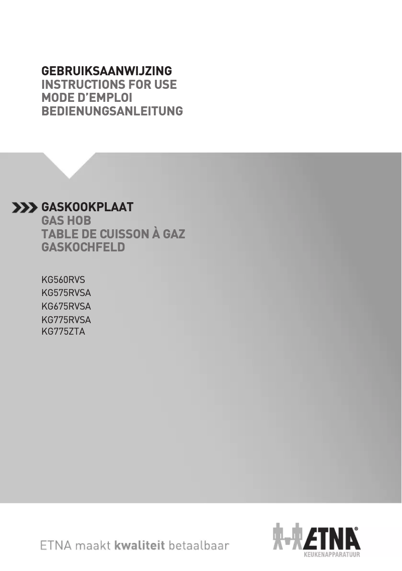 Page 1 de la notice Mode d'emploi Etna KG560RVSA