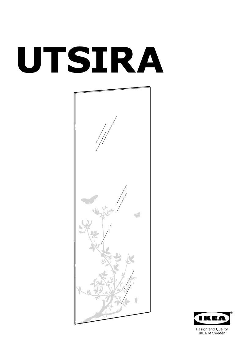 Page 1 de la notice Manuel utilisateur Ikea UTSIRA