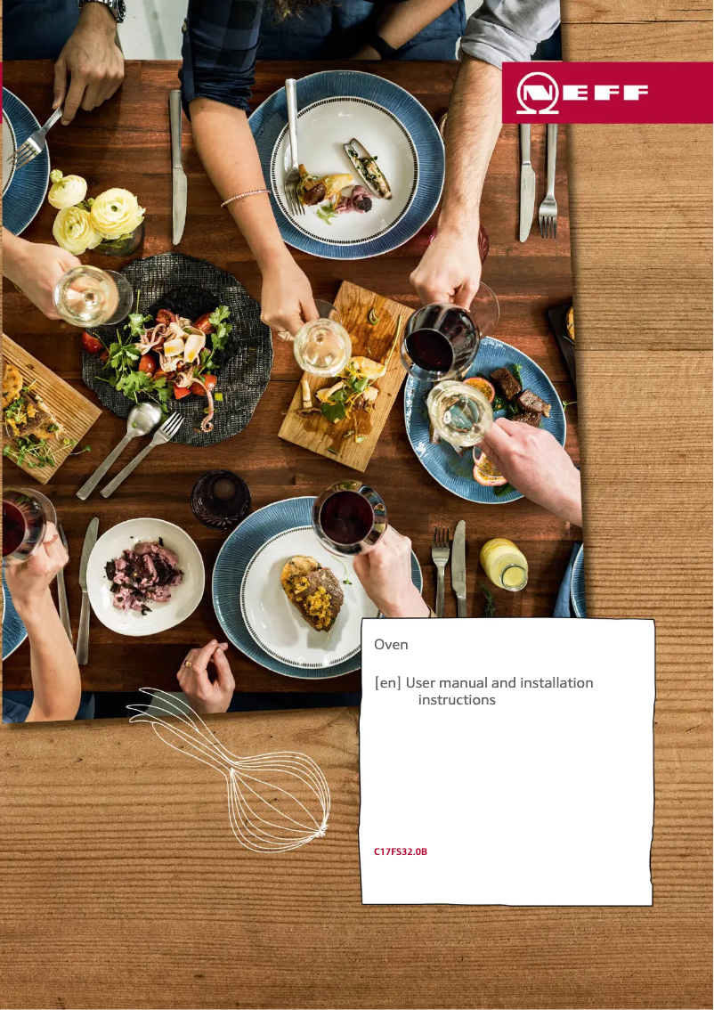 Page 1 of the manual Installation Guide Neff C17FS32H0B