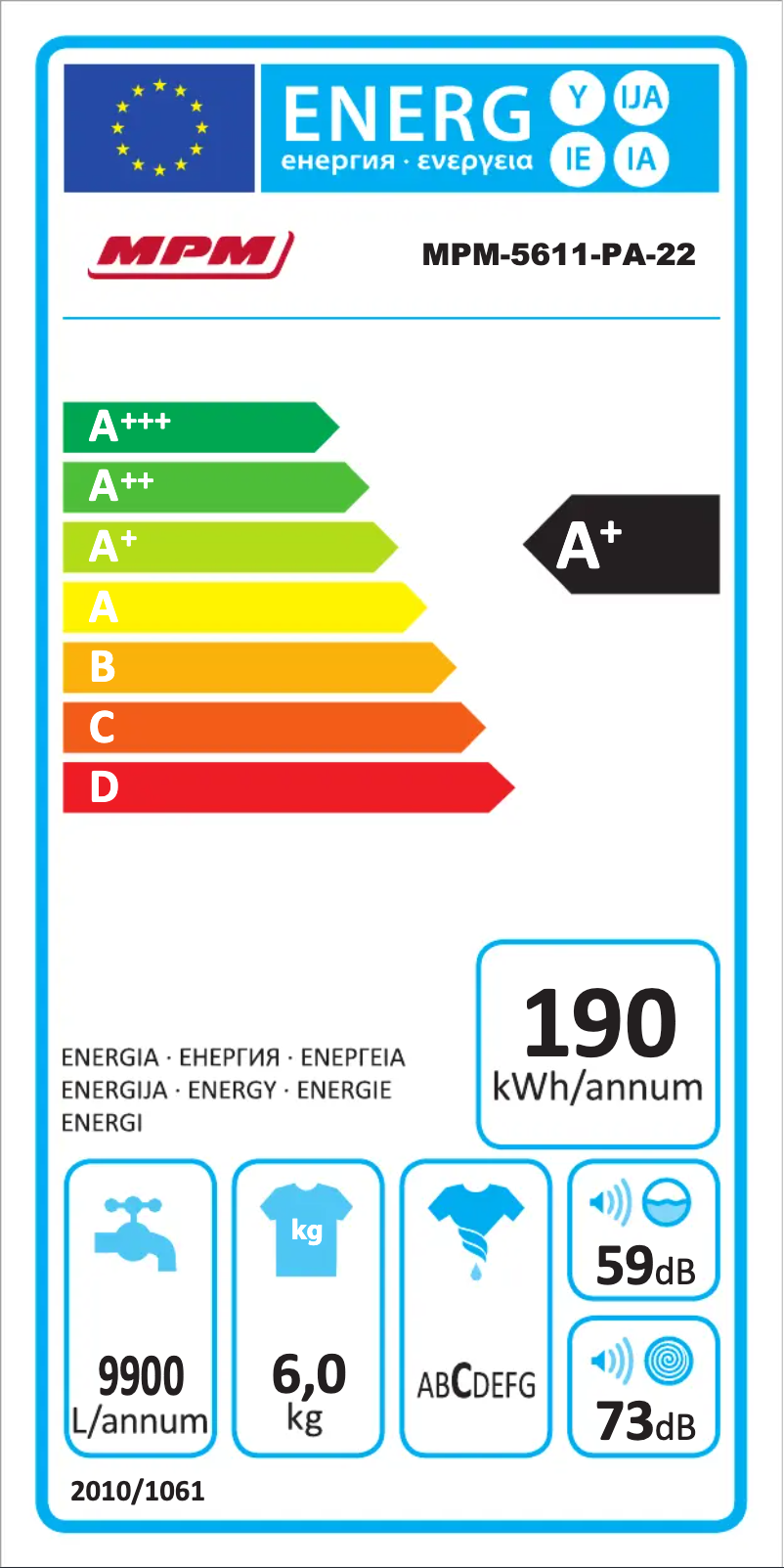 Página 1 del manual Manual de usuario MPM MPM-5611-PA-22