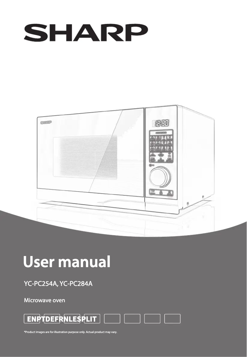 Página 1 del manual Manual de usuario Sharp YC-PC284AE