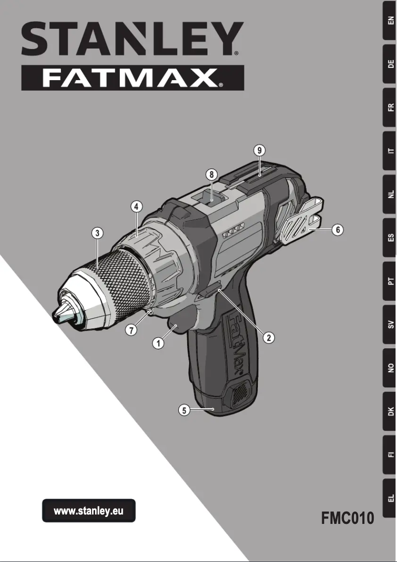 Page 1 de la notice Manuel utilisateur Stanley FMC010