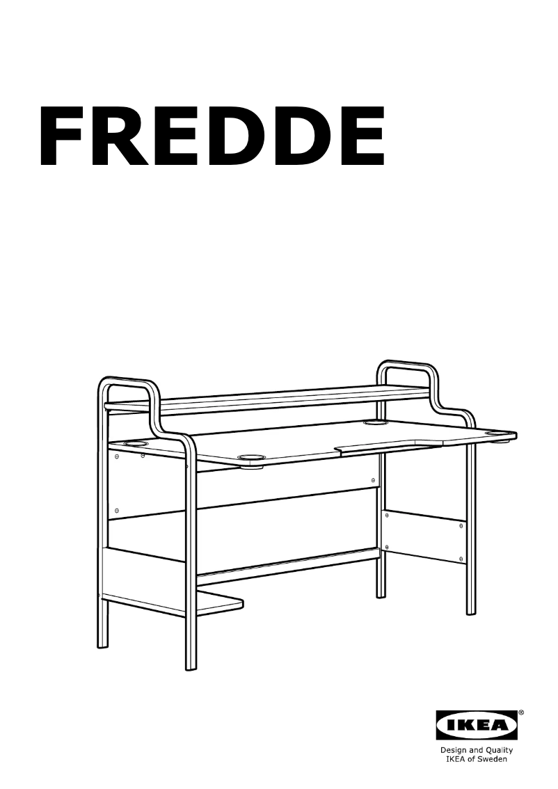 Page 1 de la notice Manuel utilisateur Ikea FREDDE 104.960.62
