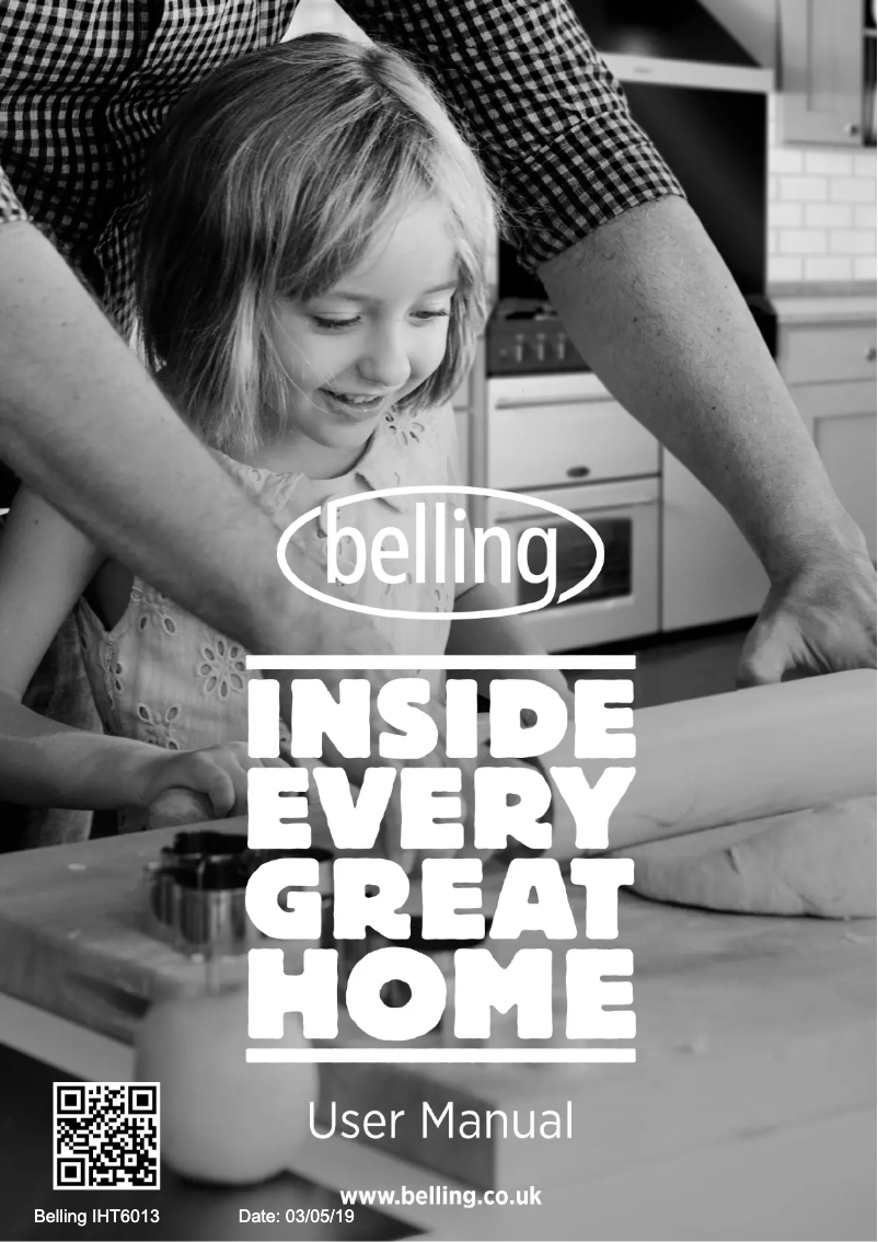 Page 1 de la notice Manuel utilisateur Belling IHT6013