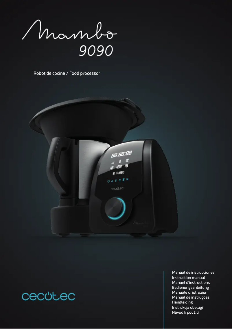 Página 1 del manual Manual de usuario Cecotec Mambo 9090
