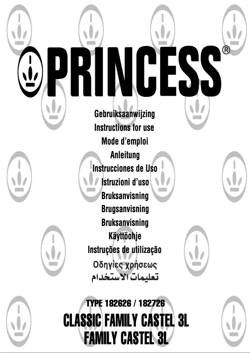 Page 1 de la notice Manuel utilisateur Princess Family Castel 182626