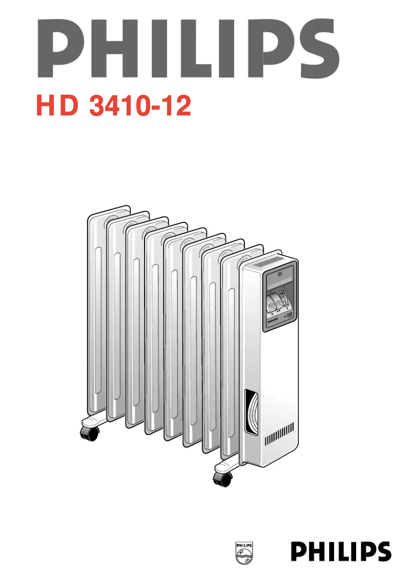 Página 1 del manual Manual de usuario Philips HD3412