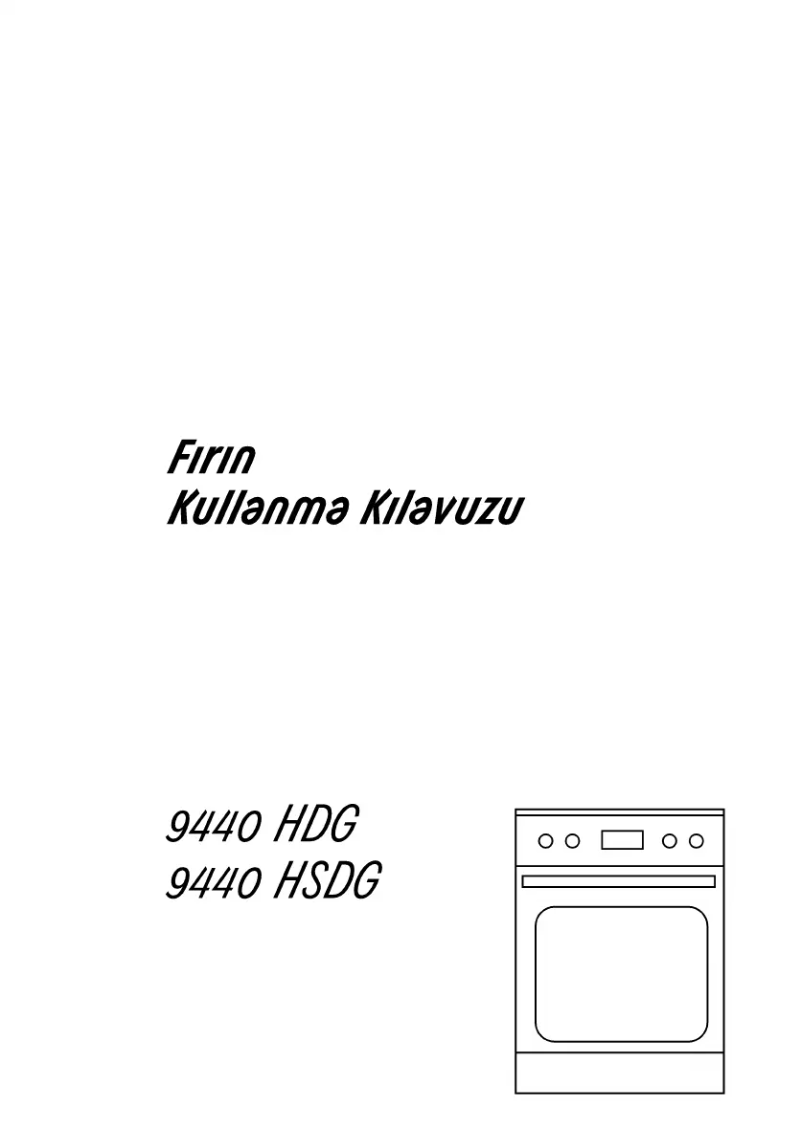 Page 1 de la notice Manuel utilisateur Arçelik 9440 HS DG