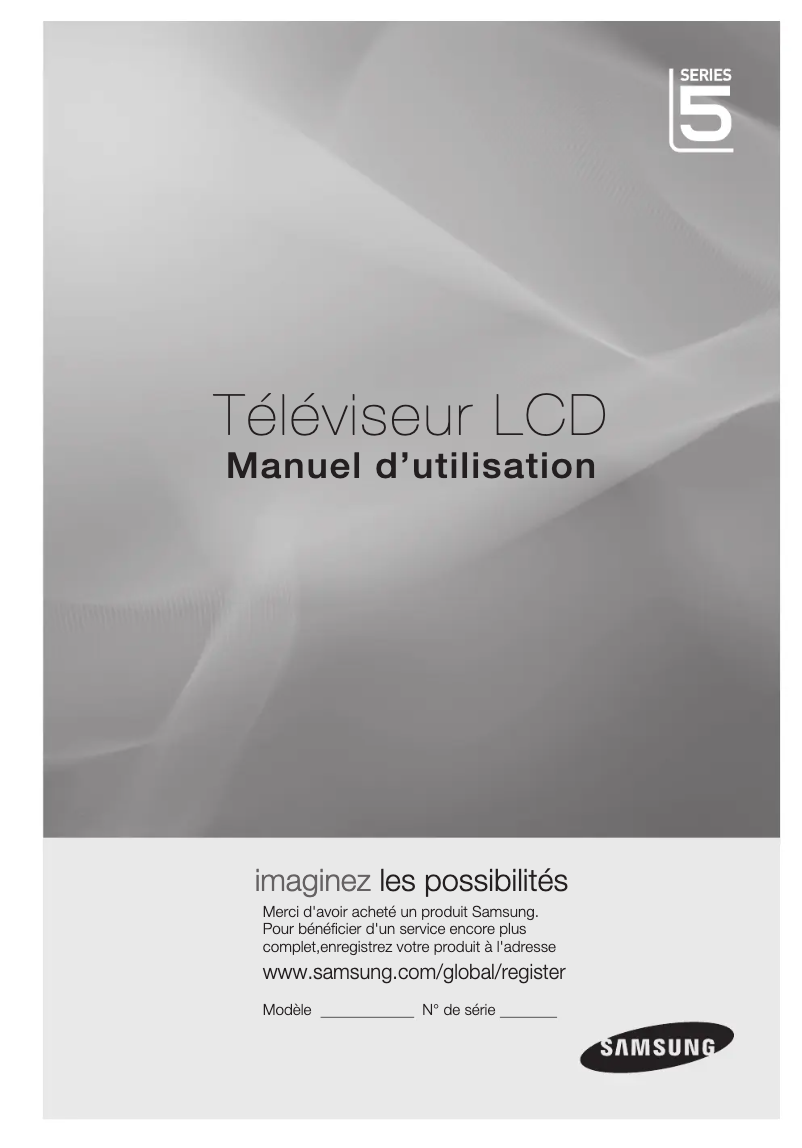 Página 1 del manual Manual de usuario Samsung LA37C530F1R