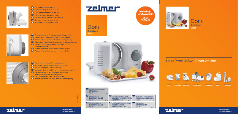 Page 1 de la notice Manuel utilisateur Zelmer Doris 393.5 NP