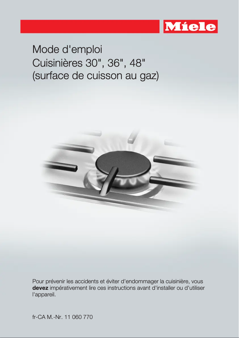 Página 1 del manual Manual de usuario Miele HR 1956-2 DFGD