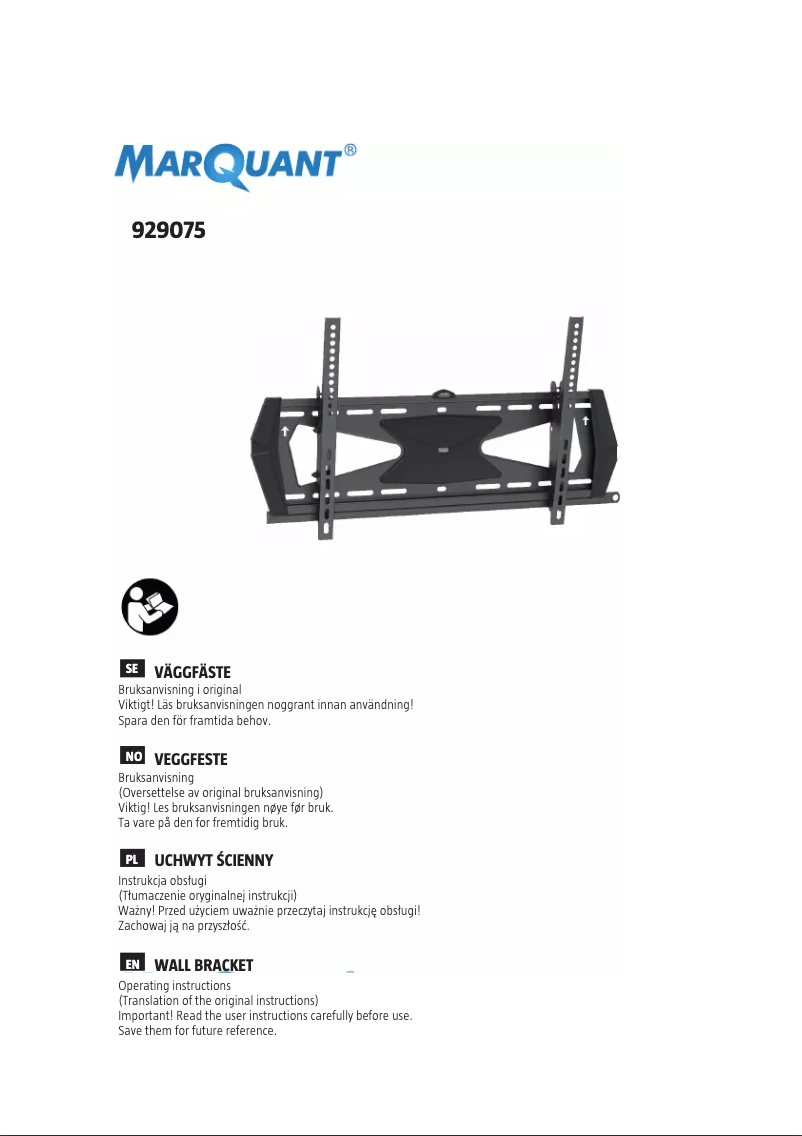 Page 1 de la notice Manuel utilisateur Marquant 929-075