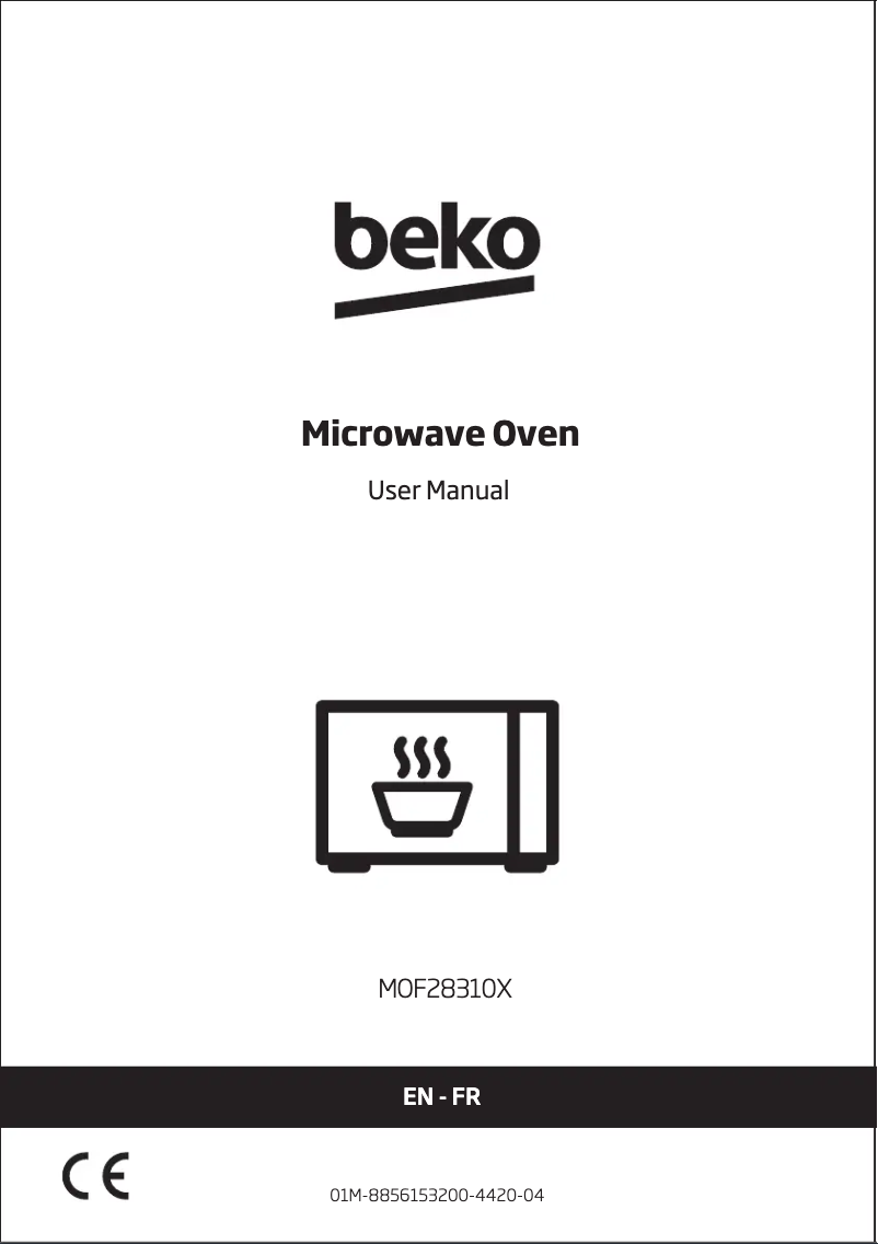 Page 1 de la notice Manuel utilisateur Beko MOF28310X