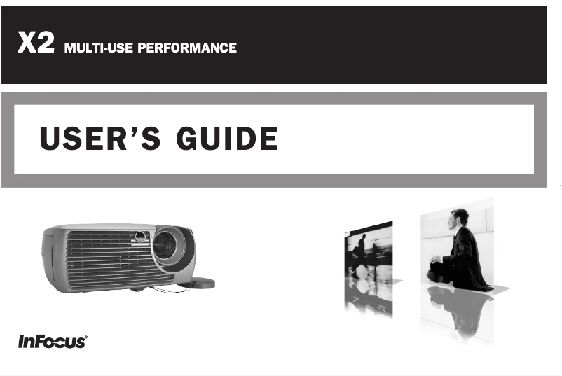 Page 1 de la notice Manuel utilisateur InFocus X2
