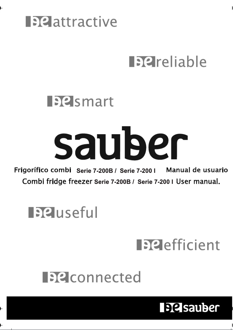 Página 1 del manual Manual de usuario Sauber SERIE 7-200I