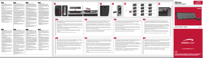 Page 1 of the manual User Manual Speed-Link Century