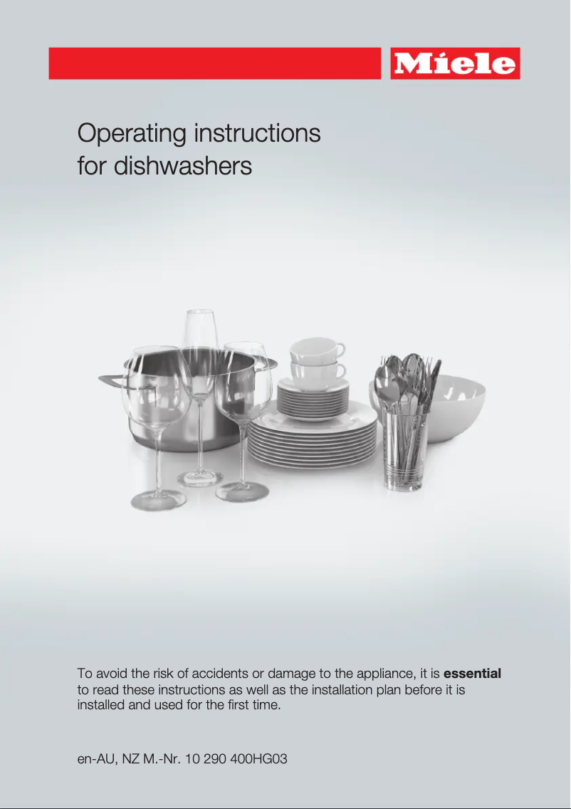 Página 1 del manual Manual de usuario Miele G 4620 SCI Active