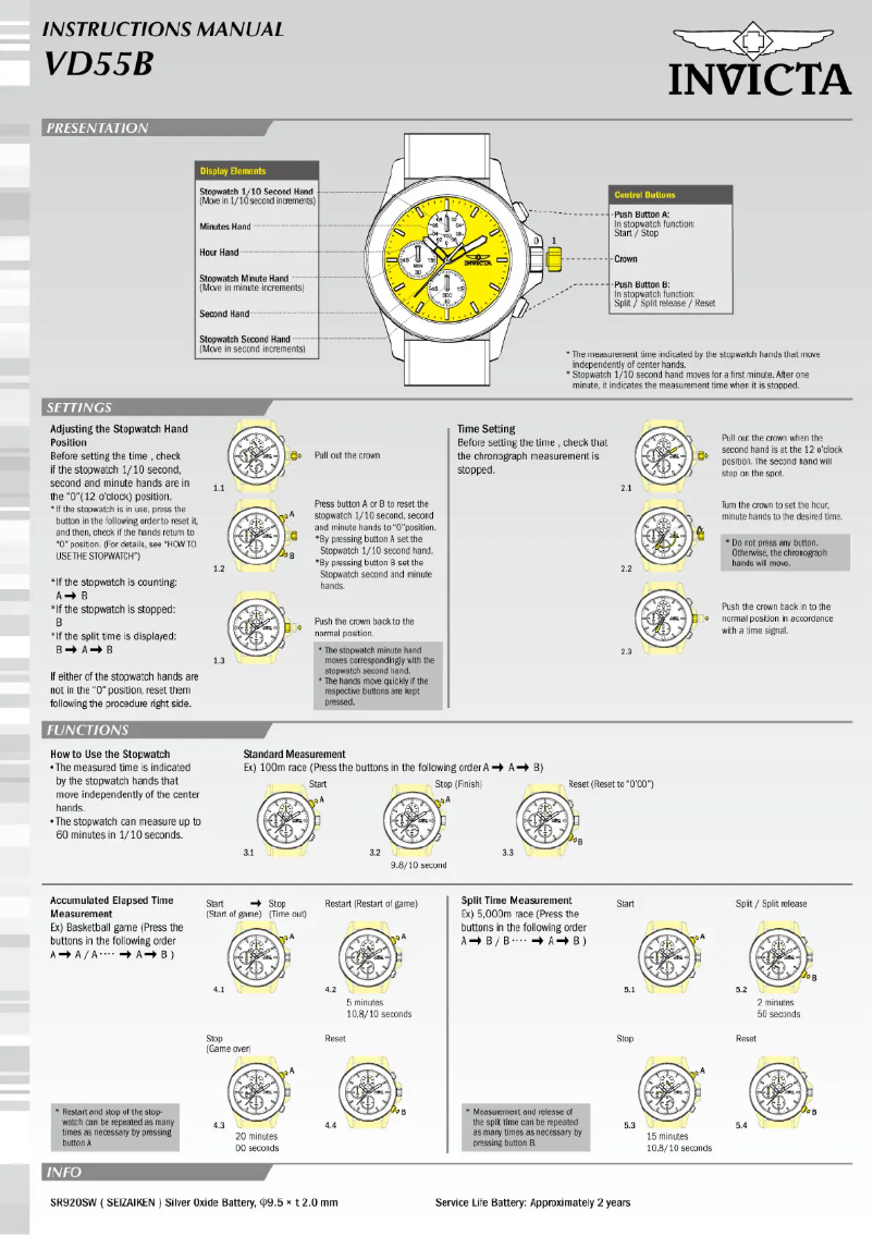 Página 1 del manual Manual de usuario Invicta DC Comics 29062