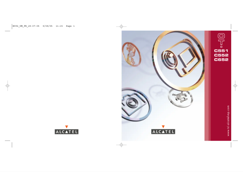 Page 1 de la notice Manuel utilisateur Alcatel One Touch C551