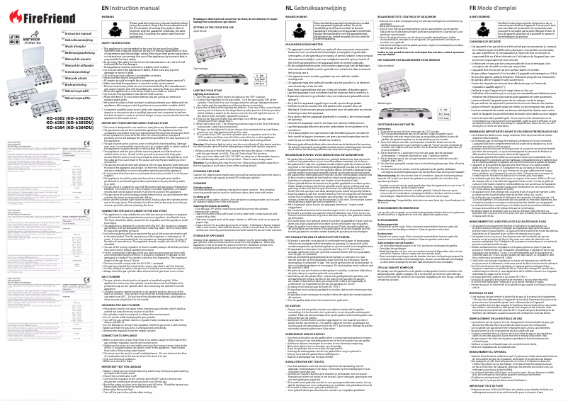 Page 1 de la notice Manuel utilisateur TriStar KO-6383DU