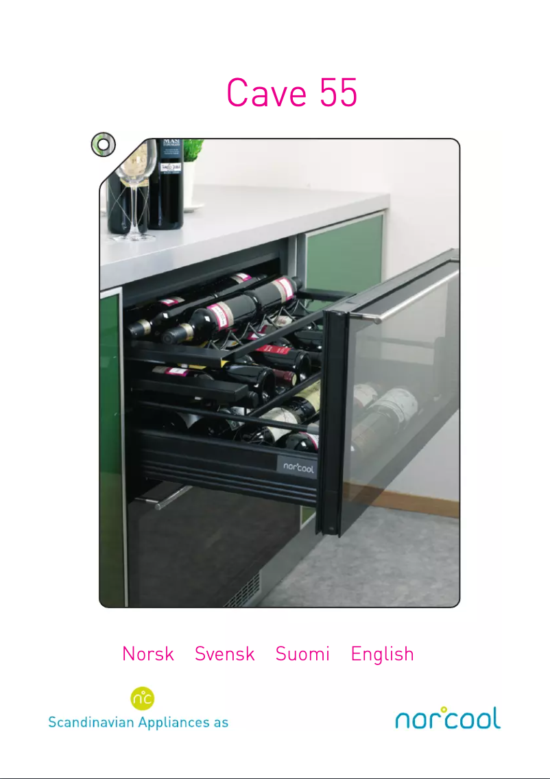 Page 1 de la notice Manuel utilisateur Norcool Cave 55