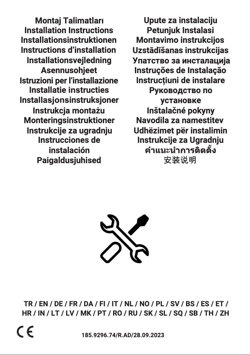 Page 1 de la notice Instructions / montage Grundig GIEH 634481 P