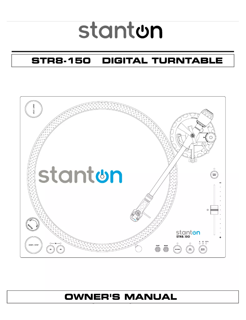 Página 1 del manual Manual de usuario Stanton STR8.150