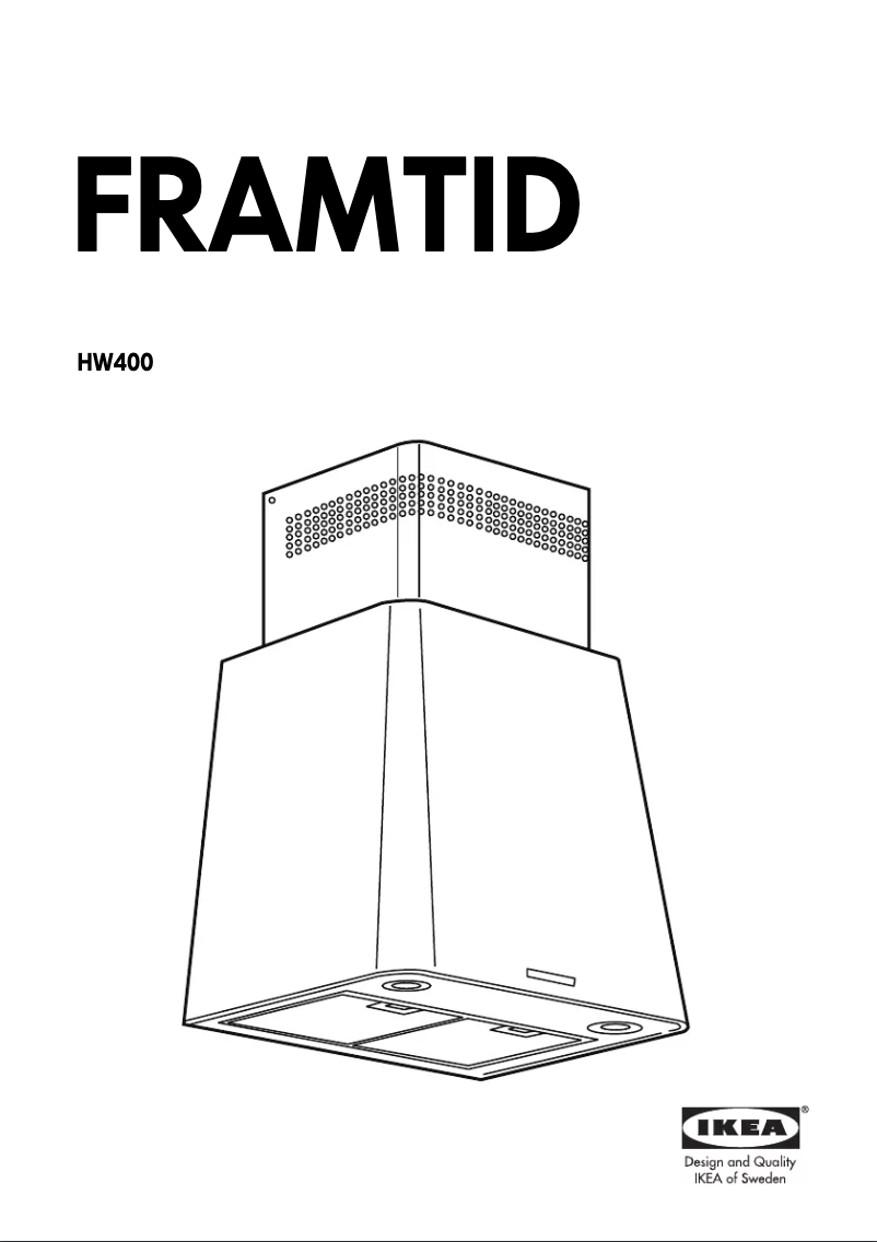 Page 1 de la notice Manuel utilisateur Ikea FRAMTID HW400