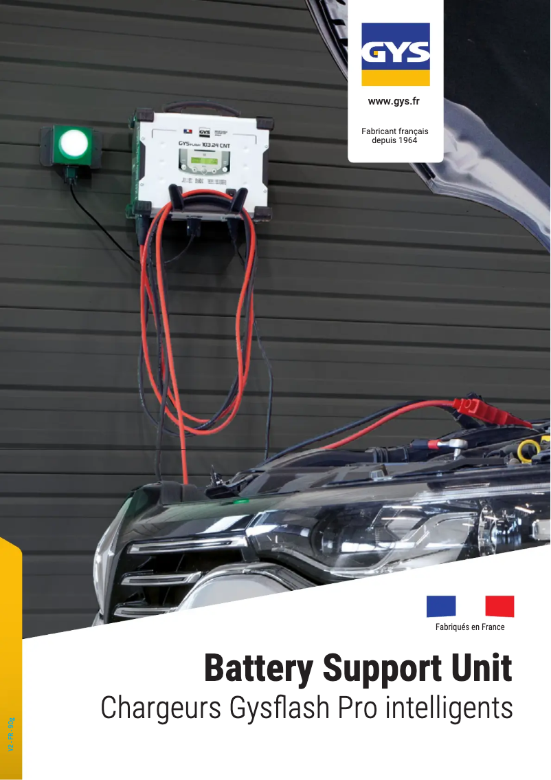 Page 1 de la notice Brochure GYS Gysflash 50-24 PRO
