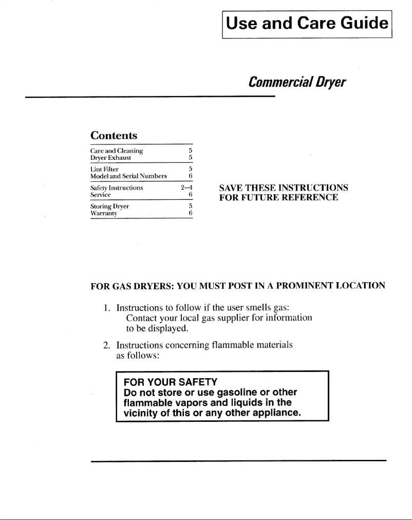 Página 1 del manual Manual de uso y mantenimiento GE DDC4400SWH