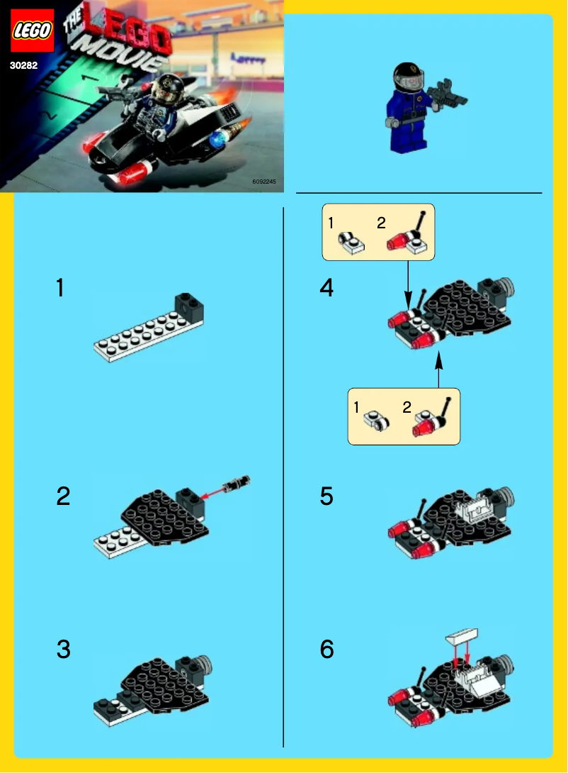 Página 1 del manual Manual de usuario Lego Super Secret Police Enforcer 30282