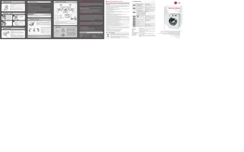 Página 1 del manual Manual de usuario LG F1403TDSW