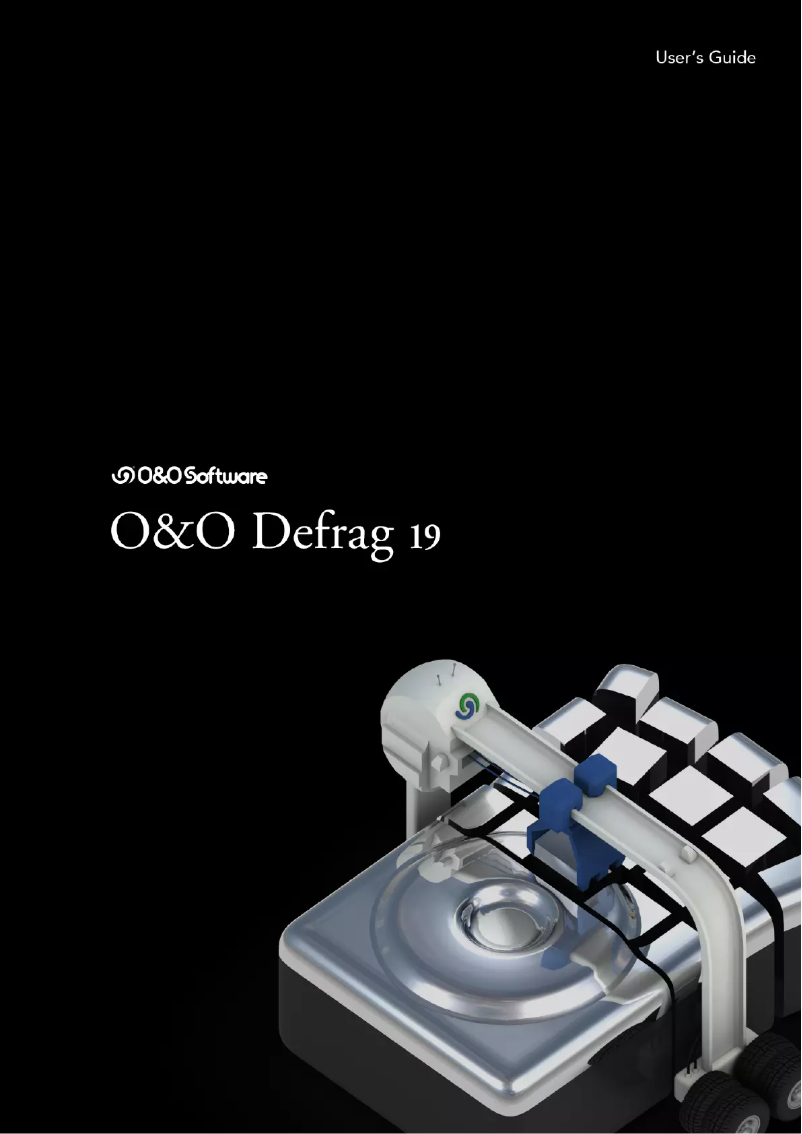 Page 1 of the manual User Manual O&O Software Defrag 19 Workstation Edition 1U