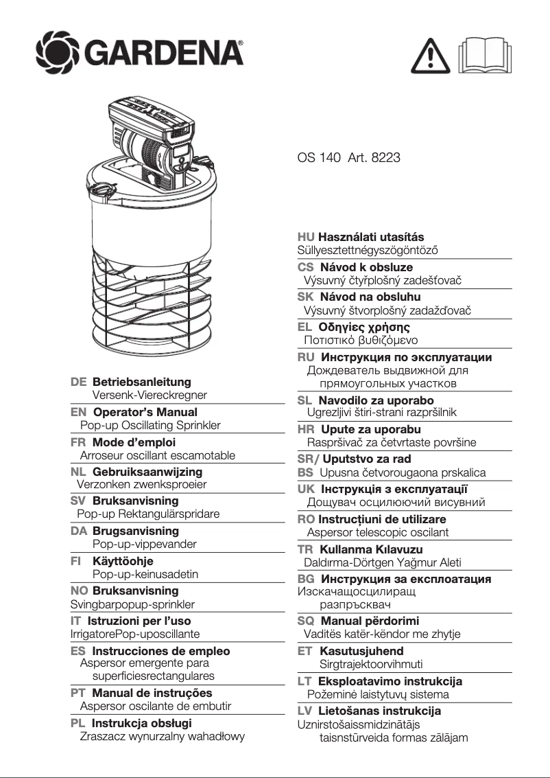 Page 1 de la notice Manuel utilisateur Gardena OS 140