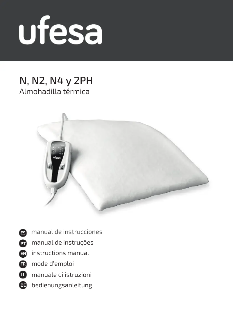 Page 1 de la notice Manuel utilisateur Ufesa Flexy-Heat N4
