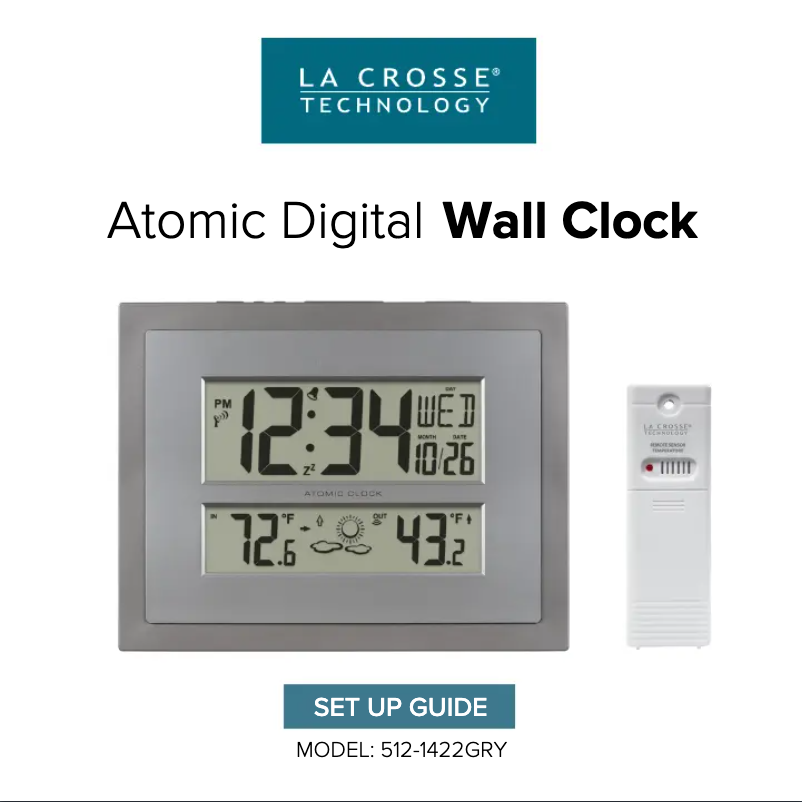 Página 1 del manual Manual de usuario La Crosse Technology 512-85937