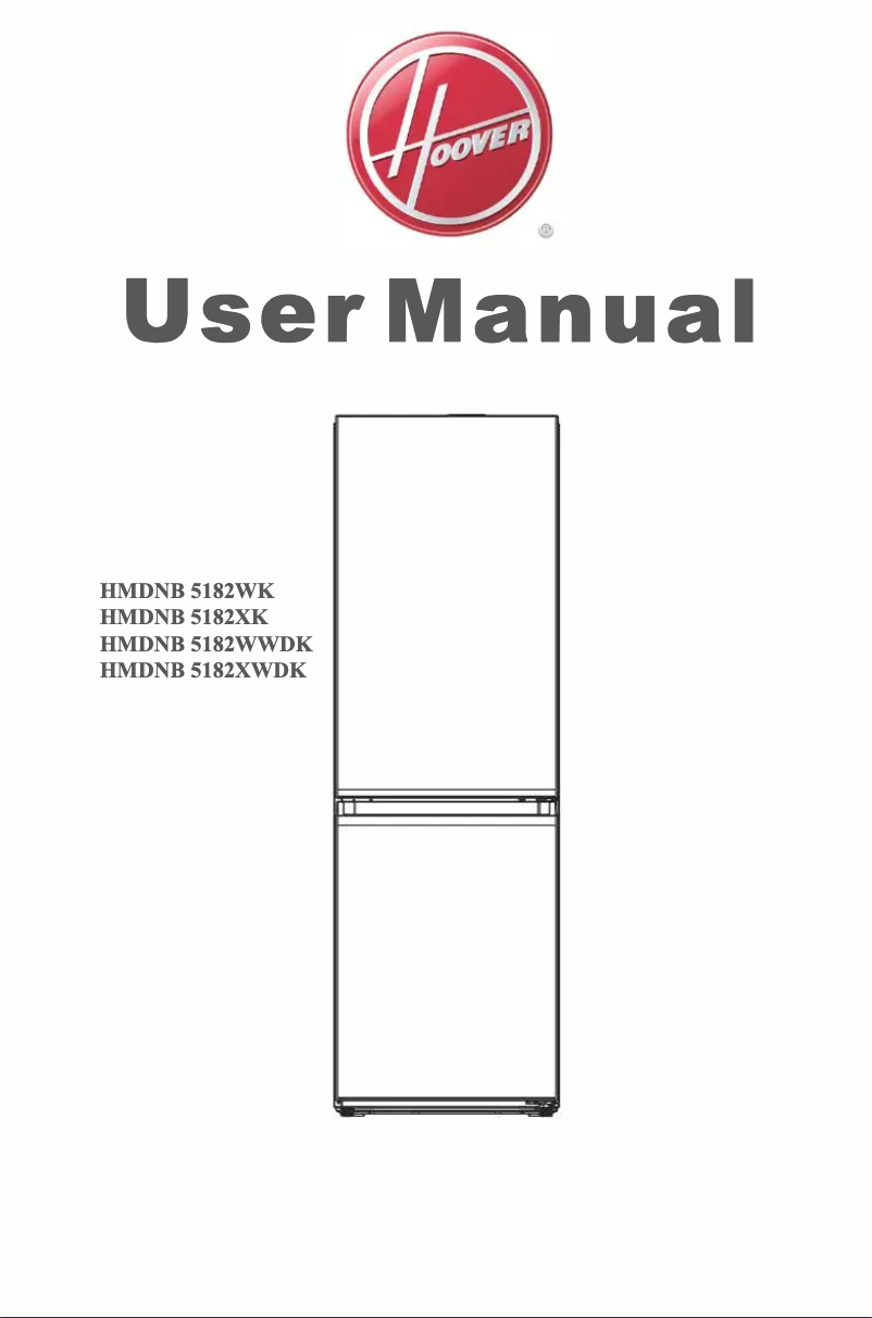 Página 1 del manual Manual de usuario Hoover HMDNB 518XWDK