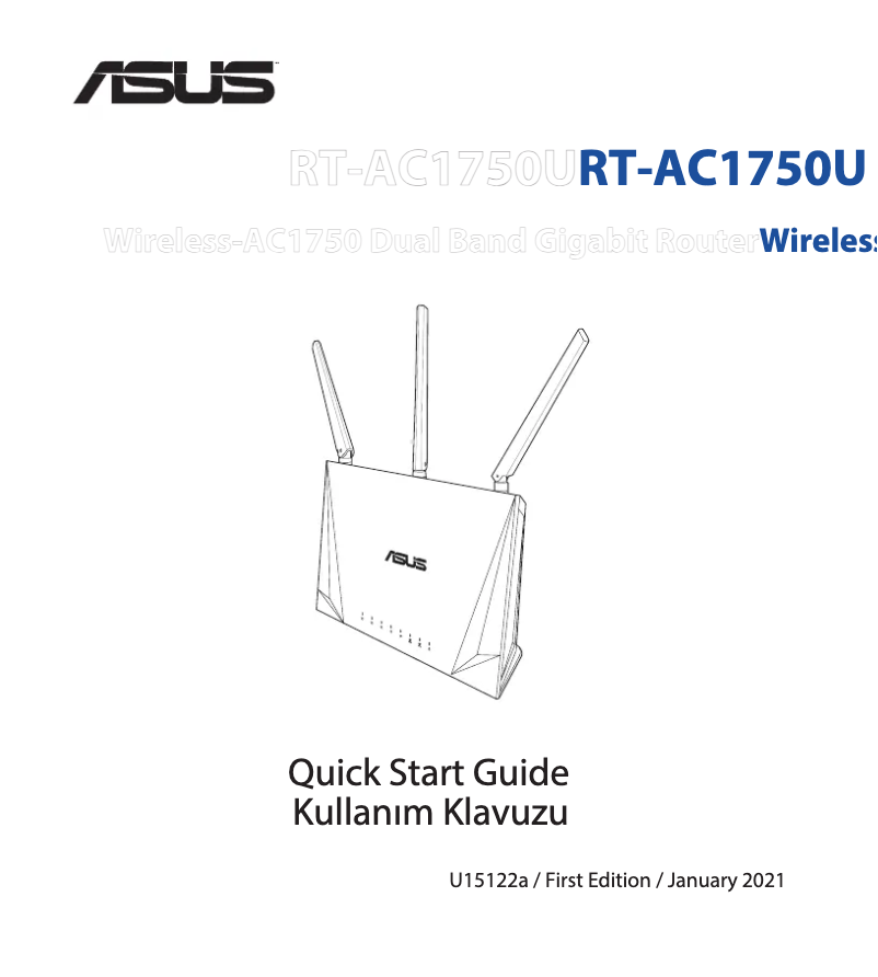 Página 1 del manual Manual de usuario Asus RT-AC1750U