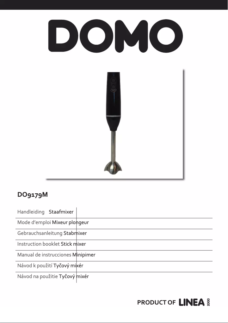 Page 1 de la notice Manuel utilisateur Domo DO9179M