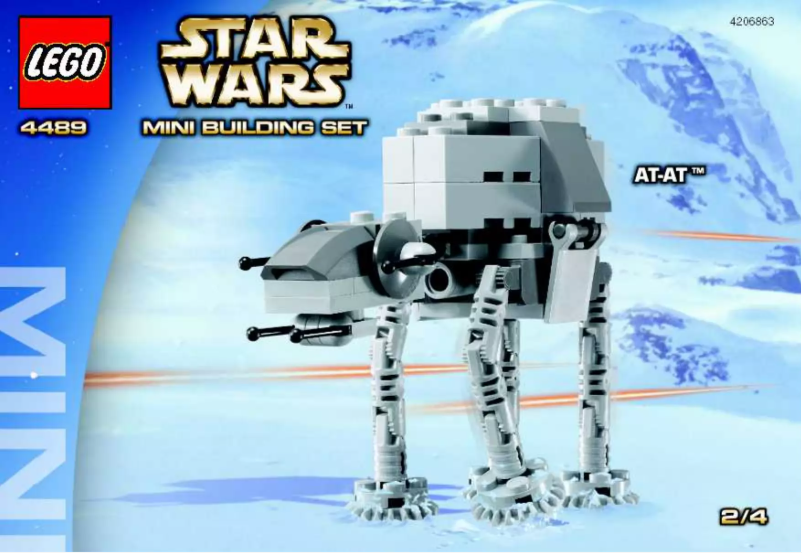 Page 1 de la notice Manuel utilisateur Lego Star Wars 4489