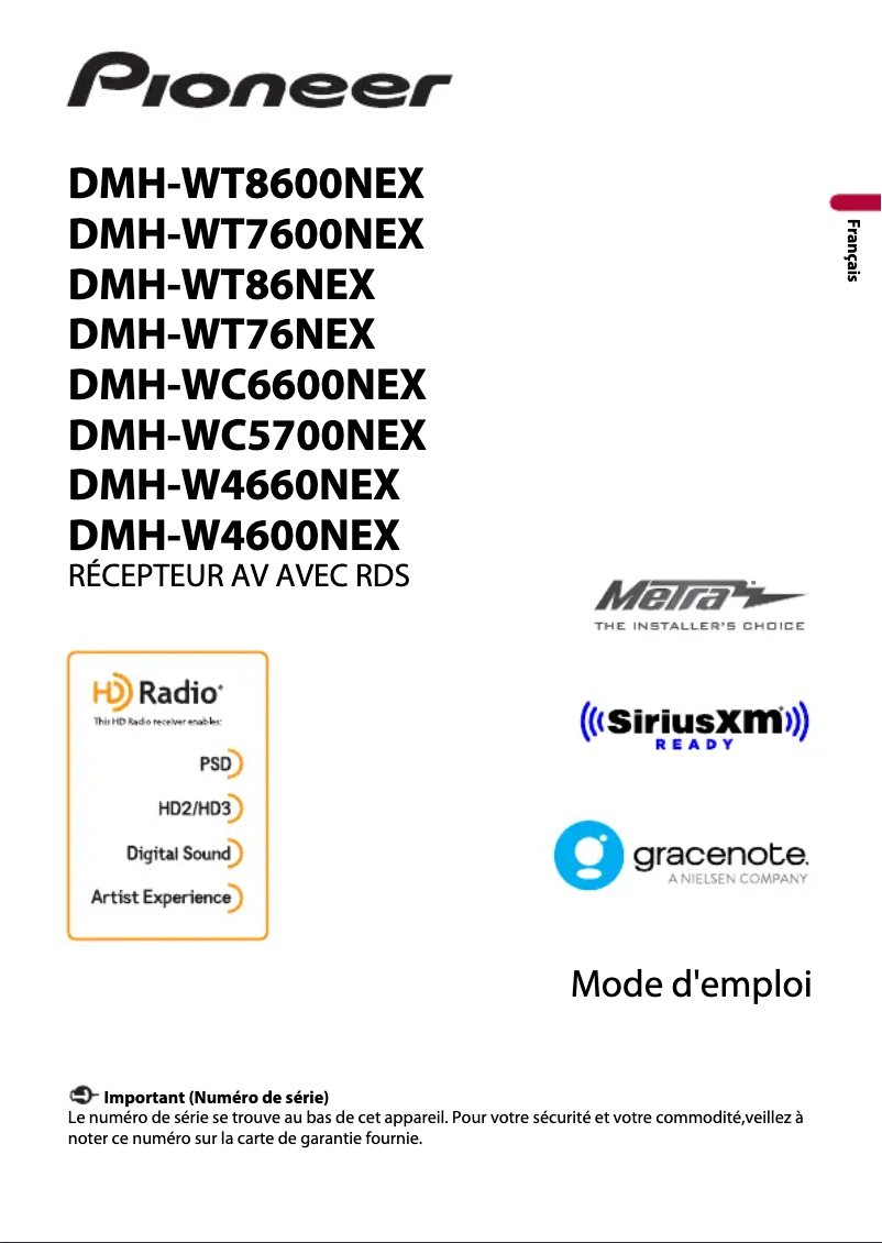 Página 1 del manual Manual de usuario Pioneer DMH-W4660NEX