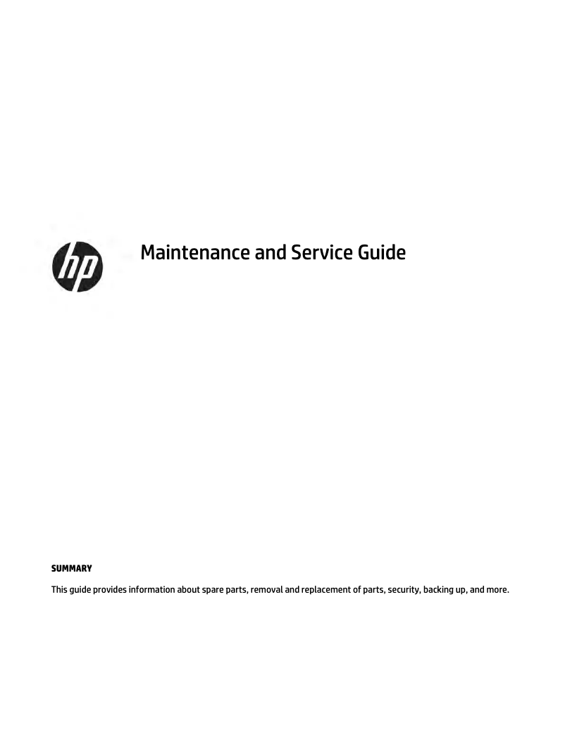 Page n°1 - Manuel utilisateur HP ZBook Firefly 14 G8