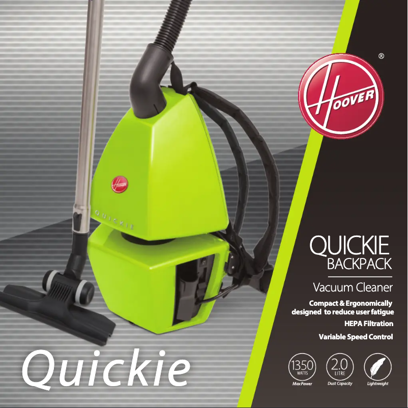 Página 1 del manual Manual de usuario Hoover Heritage 5700 Quickpick