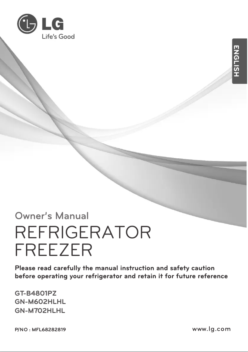 Page 1 de la notice Manuel utilisateur LG GT-B4801PZ