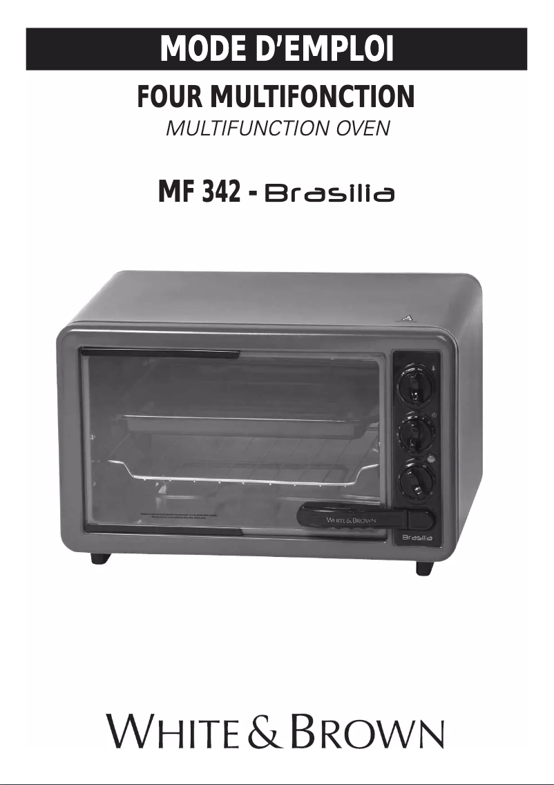 Page 1 de la notice Manuel utilisateur White And Brown MF 342