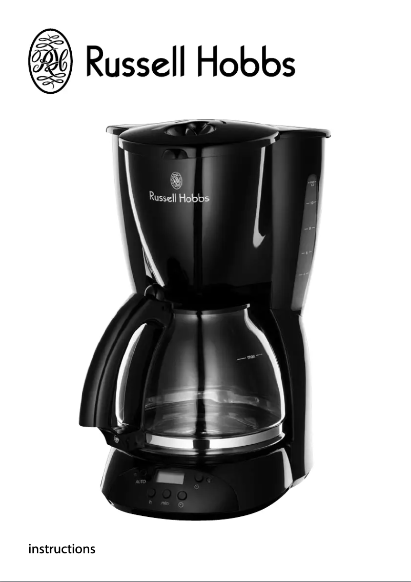 Page 1 de la notice Manuel utilisateur Russell Hobbs 13406