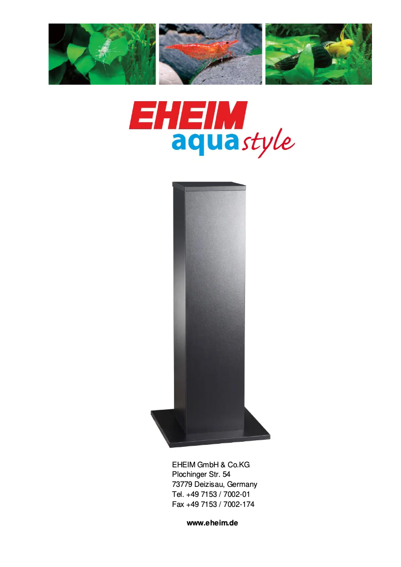 Page 1 de la notice Manuel utilisateur Eheim aquastyle 24